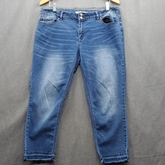 Jean Femme Cato Premium Taille 8 - Stretch Et Brodé - Occasion Très Bon état